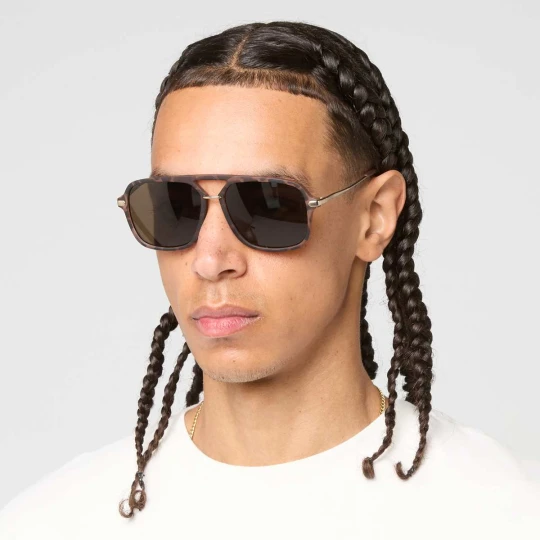 Zdjęcie produktu Aviator Sunglasses SNIPES brązowy