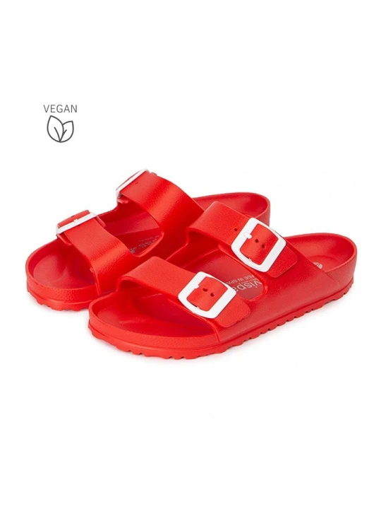 Zdjęcie produktu Avispas Klapki "Coachella" w kolorze czerwonym rozmiar: 36