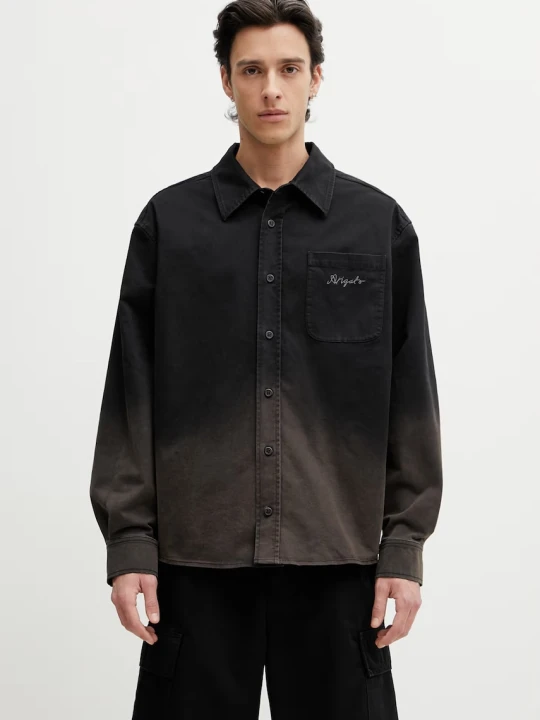 Zdjęcie produktu Axel Arigato Cal Shirt koszula bawełniana z elastanem męska