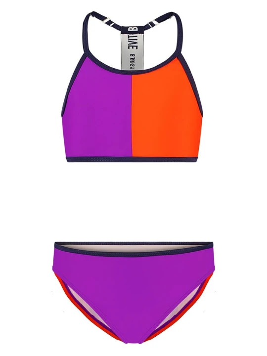 Zdjęcie produktu B.Nosy Bikini w kolorze fioletowo-pomarańczowym rozmiar: 134 / 140