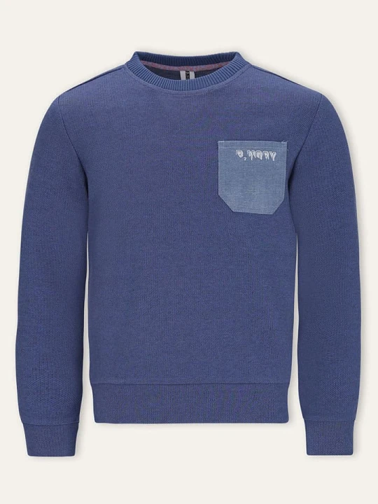 Zdjęcie produktu B.Nosy Bluza "Sven" w kolorze niebieskim rozmiar: 104