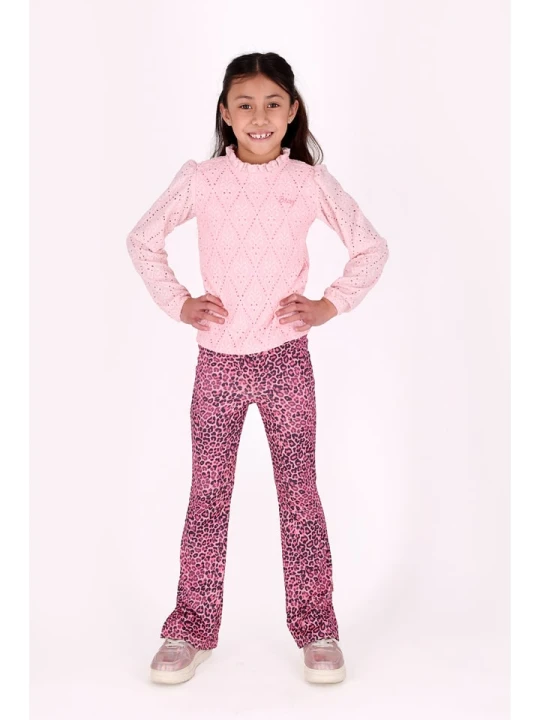 Zdjęcie produktu B.Nosy Legginsy "Priya" w kolorze jasnoróżowym rozmiar: 152