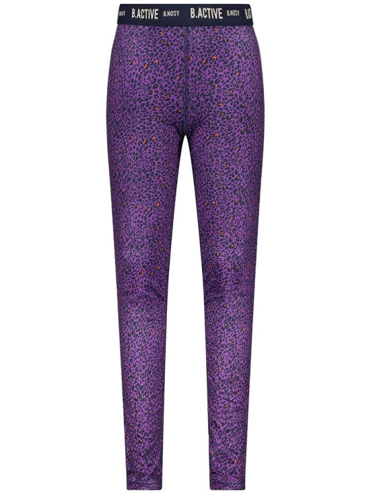 Zdjęcie produktu B.Nosy Legginsy sportowe w kolorze granatowo-fioletowym rozmiar: 110