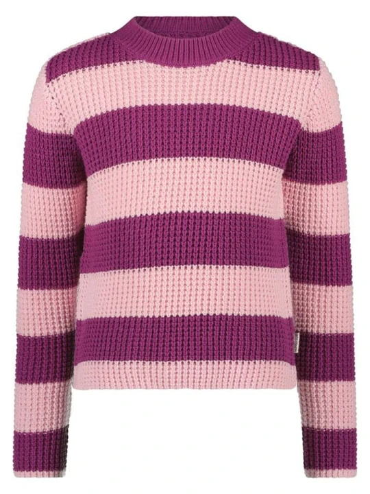 Zdjęcie produktu B.Nosy Sweter "Kendall" w kolorze fioletowo-jasnoróżowym rozmiar: 122/128