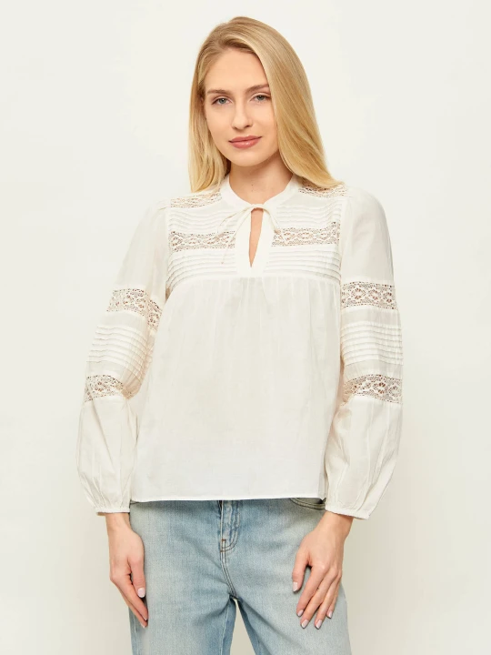 Zdjęcie produktu Ba&sh Bluzka NAMI | Relaxed fit ecru