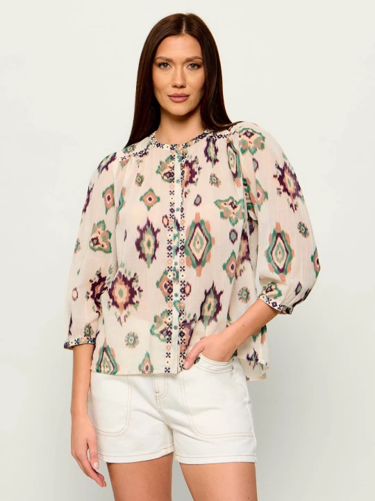 Zdjęcie produktu Ba&sh Koszula ODELIE | Relaxed fit beżowy