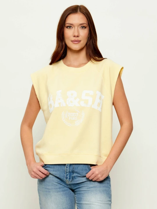 Zdjęcie produktu Ba&sh T-shirt BEATA | Relaxed fit żółty