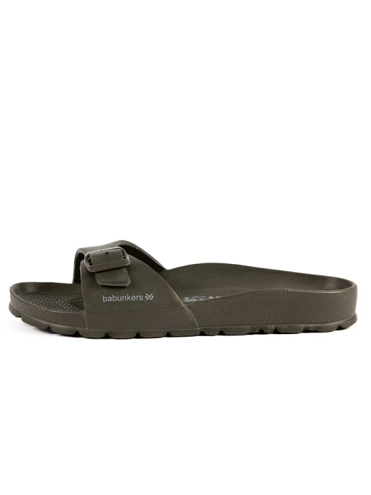 Zdjęcie produktu BABUNKERS Family Klapki w kolorze khaki rozmiar: 40