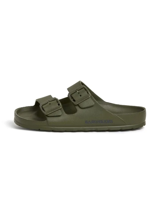 Zdjęcie produktu BABUNKERS Family Klapki w kolorze khaki rozmiar: 38