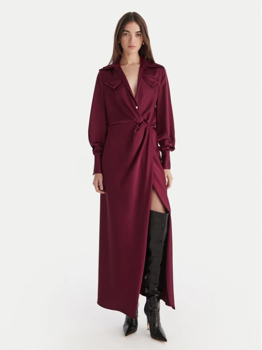Zdjęcie produktu Babylon Sukienka wieczorowa ED0764 Bordowy Regular Fit