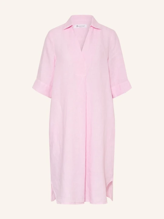 Zdjęcie produktu Backstage Lniana Sukienka Albano Z Rękawami 3 / 4 rosa RÓŻOWY
