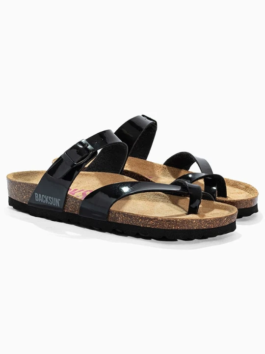 Zdjęcie produktu BACKSUN Japonki "Barcelone" w kolorze czarnym rozmiar: 36