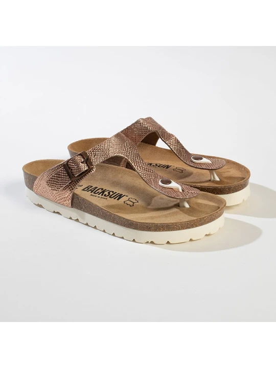 Zdjęcie produktu BACKSUN Japonki "Singapore" w kolorze jasnoróżowym rozmiar: 38