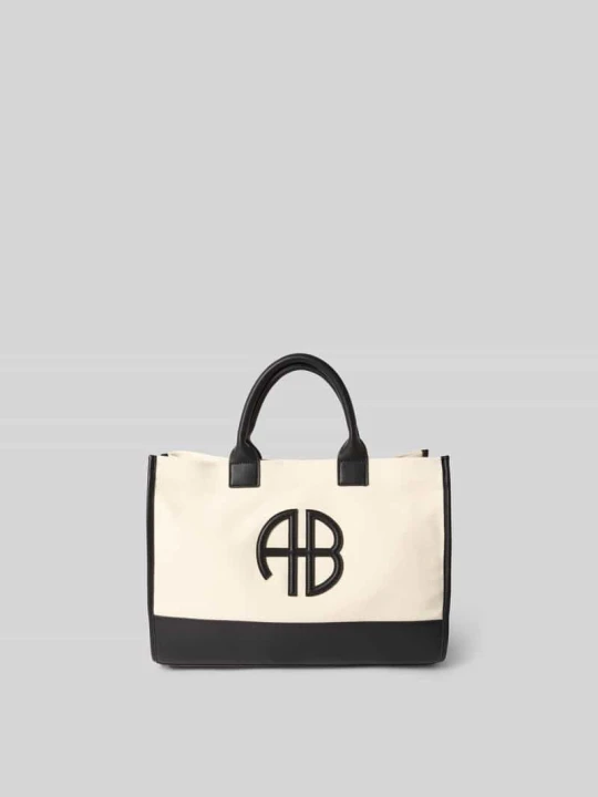 Zdjęcie produktu Bags typu Tote z Detal z logo Anine Bing Beżowy