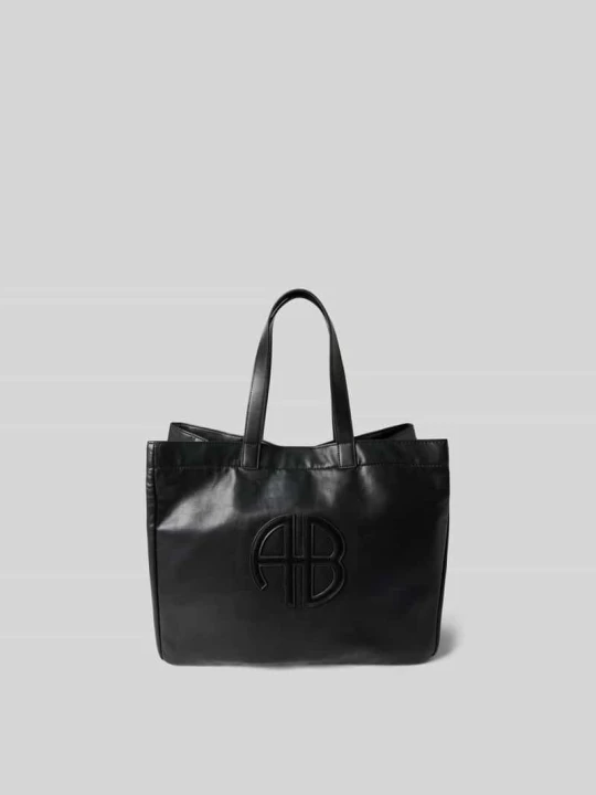 Zdjęcie produktu Bags typu Tote z Detal z logo Anine Bing Czarny