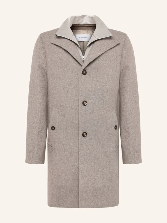 Zdjęcie produktu Baldessarini Płaszcz Wełniany Z Odpinanym Kołnierzem beige
