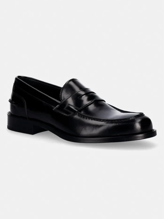Zdjęcie produktu Baldinini loafersy męskie skórzane czarny