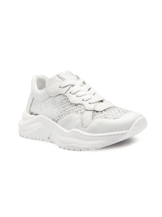 Zdjęcie produktu Baldinini Skórzane sneakersy biały