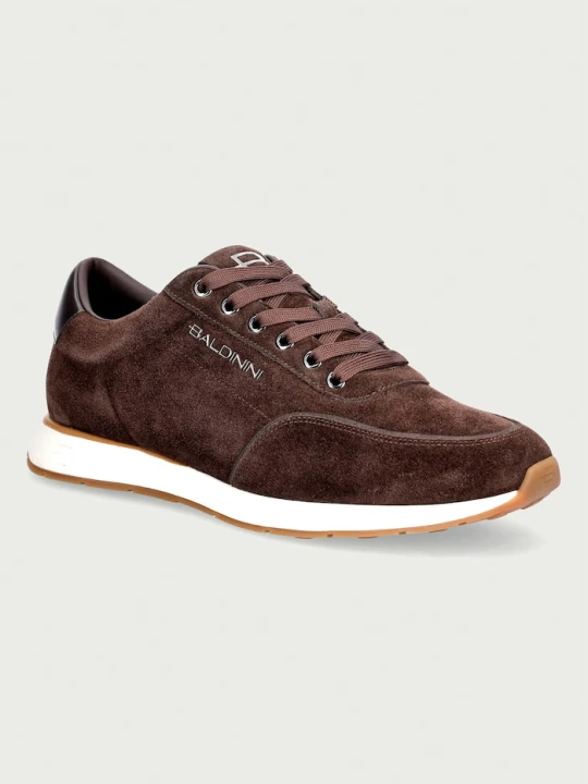 Zdjęcie produktu Baldinini sneakersy męskie zamszowe brązowy