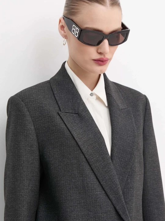 Zdjęcie produktu Balenciaga okulary przeciwsłoneczne brązowy