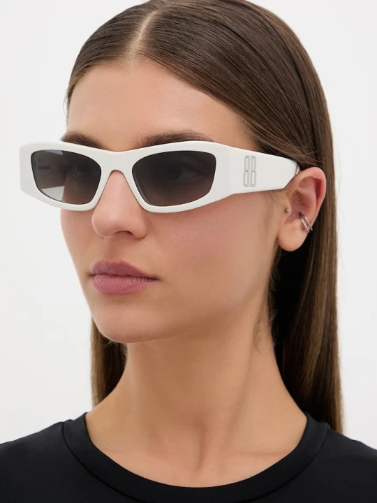Zdjęcie produktu Balenciaga okulary przeciwsłoneczne damskie biały