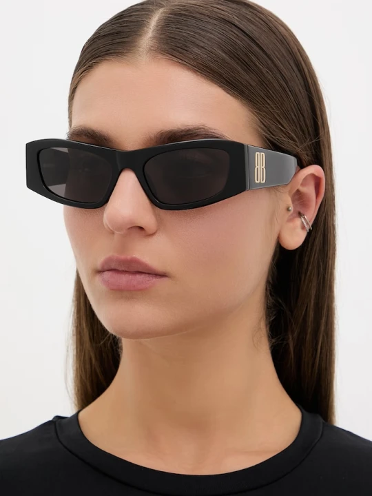 Zdjęcie produktu Balenciaga okulary przeciwsłoneczne damskie czarny
