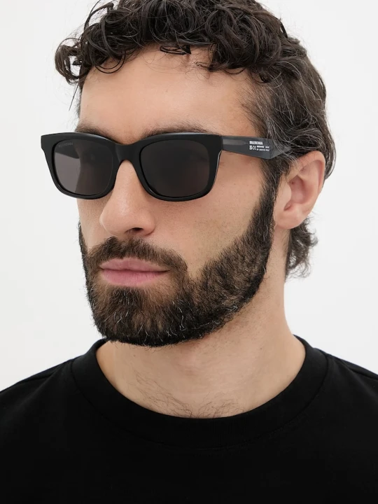 Zdjęcie produktu Balenciaga okulary przeciwsłoneczne męskie czarny