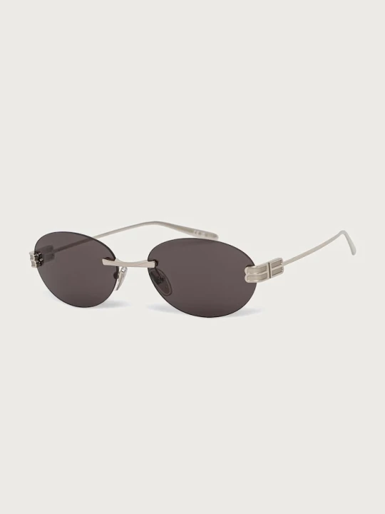 Zdjęcie produktu Balenciaga okulary przeciwsłoneczne srebrny