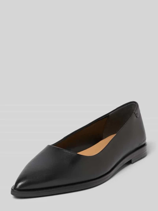 Zdjęcie produktu Balerina z naturalnej skóry bydlęcej model 'CAMILLA 1A' Marc O'Polo Czarny