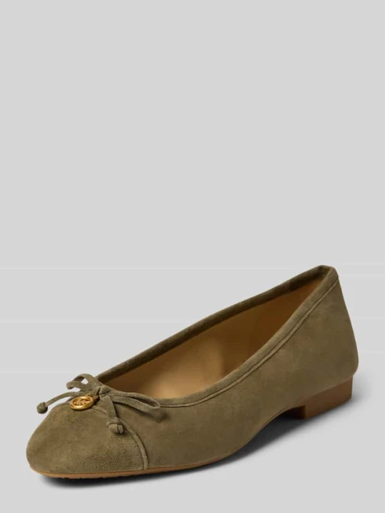 Zdjęcie produktu Balerina ze skóry model 'Piper' Michael Kors Khaki