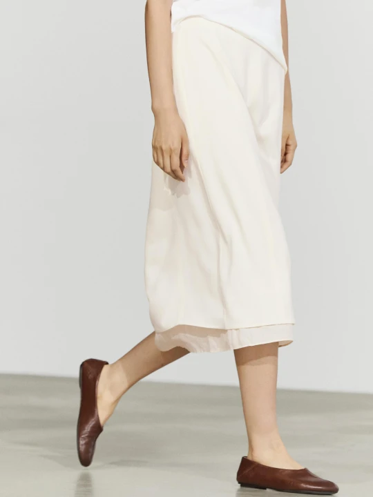 Zdjęcie produktu Balerinki Ze Skóry Soft - Avelã - Massimo Dutti - Female