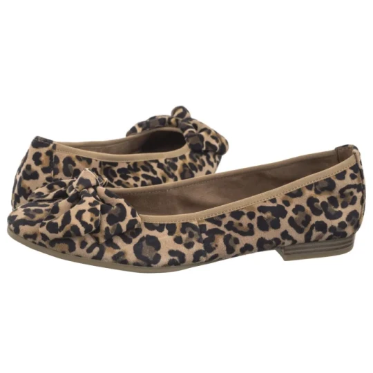 Zdjęcie produktu Baleriny Beżowe 1-22141-44 360 Leopard (TM523-a) Tamaris