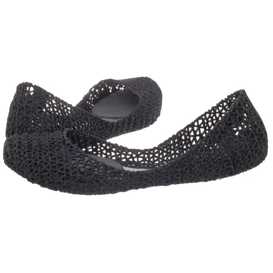Zdjęcie produktu Baleriny Campana Papel VII AD 31512 / 52682 Black Glitter (ML11-a) Melissa