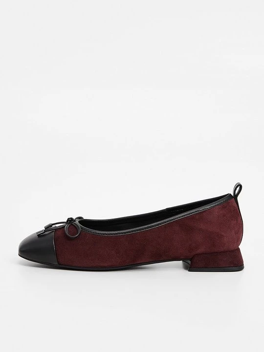 Zdjęcie produktu Klasyczne baleriny Clarks czerwony