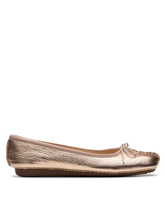 Zdjęcie produktu Baleriny Clarks Freckle Ice 26181353 Złoty