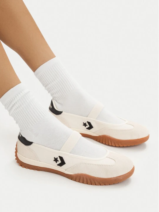 Zdjęcie produktu Baleriny Converse Run Star Trainer Ballet Flat A16250C Écru Kremowy