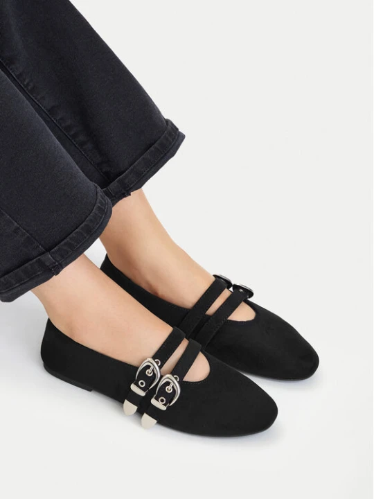 Zdjęcie produktu Baleriny DeeZee CEO-HY82405-1 Czarny