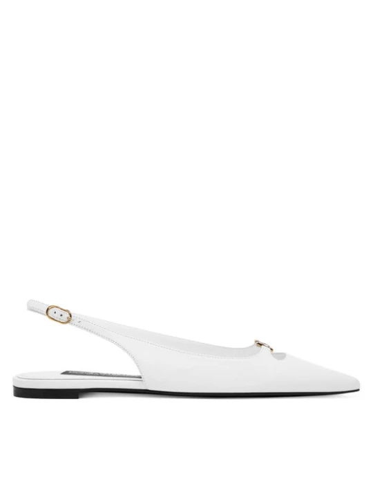 Zdjęcie produktu Baleriny Dolce&Gabbana CG0795 A1953 Biały Dolce & Gabbana