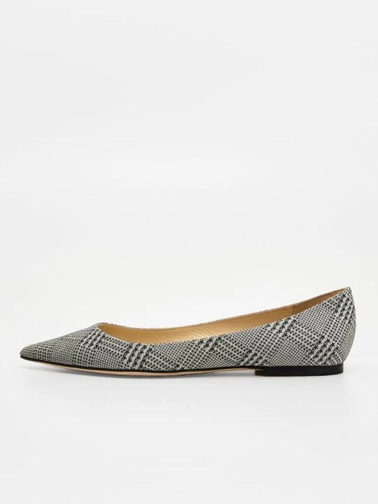 Zdjęcie produktu Klasyczne baleriny Jimmy Choo szary