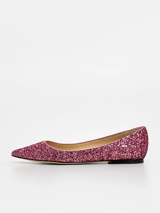Zdjęcie produktu Klasyczne baleriny Jimmy Choo różowy
