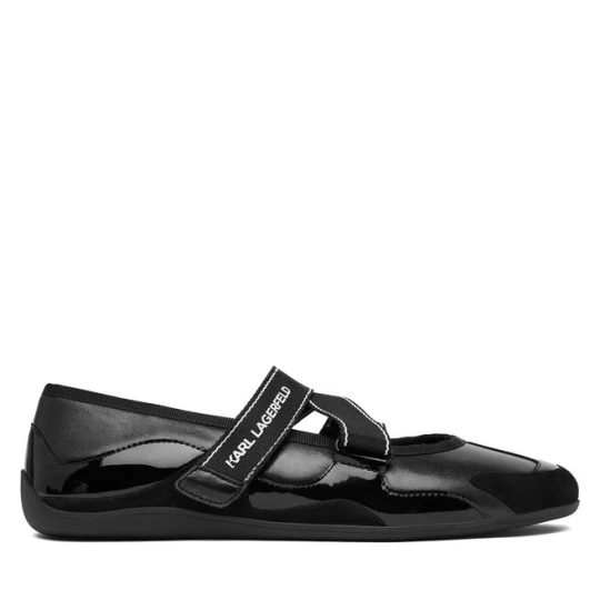 Zdjęcie produktu Baleriny KARL LAGERFELD Altia KL66101 Czarny