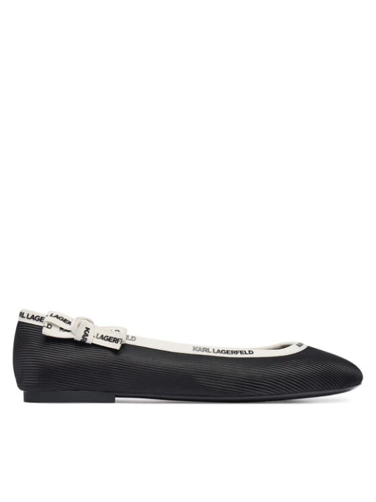 Zdjęcie produktu Baleriny KARL LAGERFELD Karo KL40129 Czarny