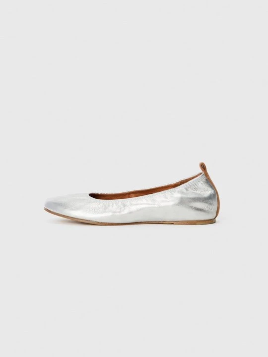 Zdjęcie produktu Klasyczne baleriny Lanvin srebrny