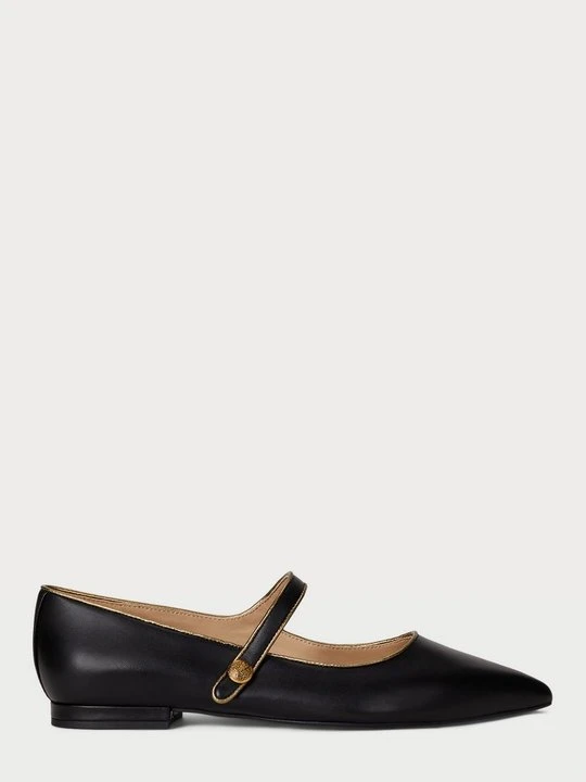 Zdjęcie produktu Klasyczne baleriny Lauren Ralph Lauren czarny