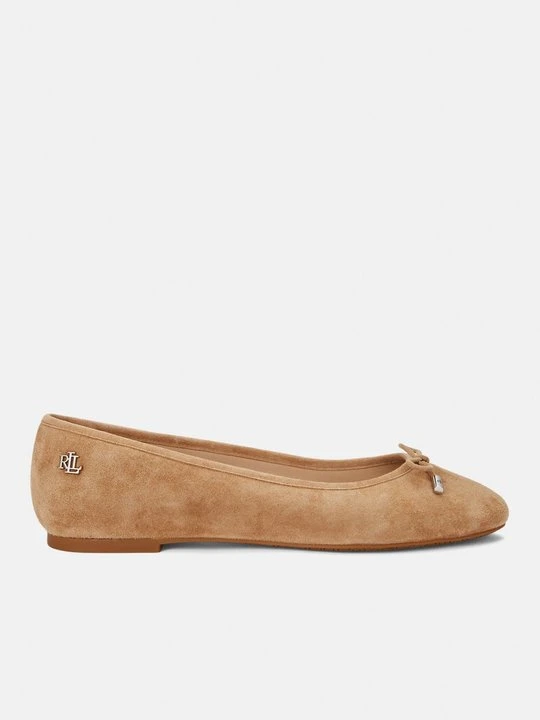 Zdjęcie produktu Klasyczne baleriny Lauren Ralph Lauren tan