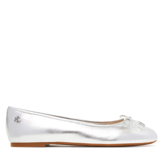Zdjęcie produktu Baleriny LAUREN RALPH LAUREN Jayna 802978836001 Srebrny