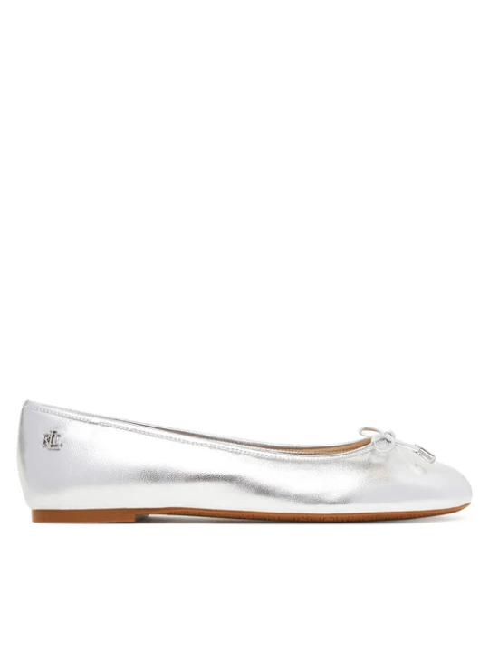 Zdjęcie produktu Baleriny LAUREN RALPH LAUREN Jayna 802978836001 Srebrny