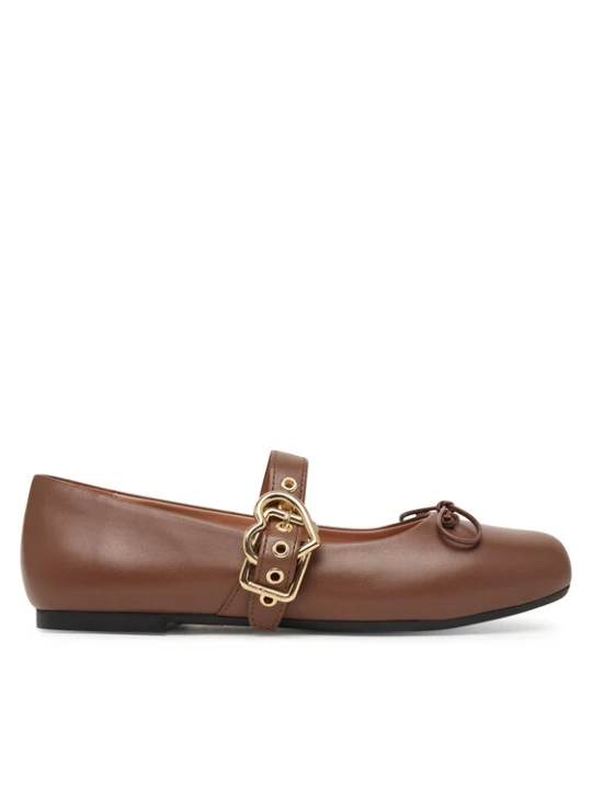Zdjęcie produktu Baleriny LOVE MOSCHINO JA11091G1PIE0302 Brązowy