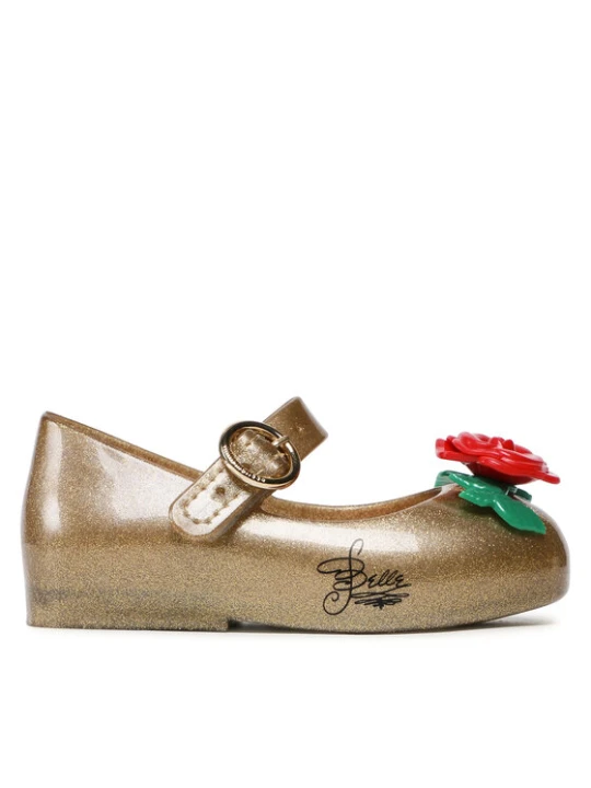 Zdjęcie produktu Baleriny Melissa Mini Melissa Sweet Love+Disney 33447 Złoty