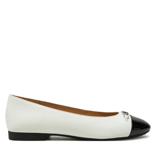 Zdjęcie produktu Baleriny MICHAEL Michael Kors Rebecca Flex Ballet 40F4RBFP1L Biały